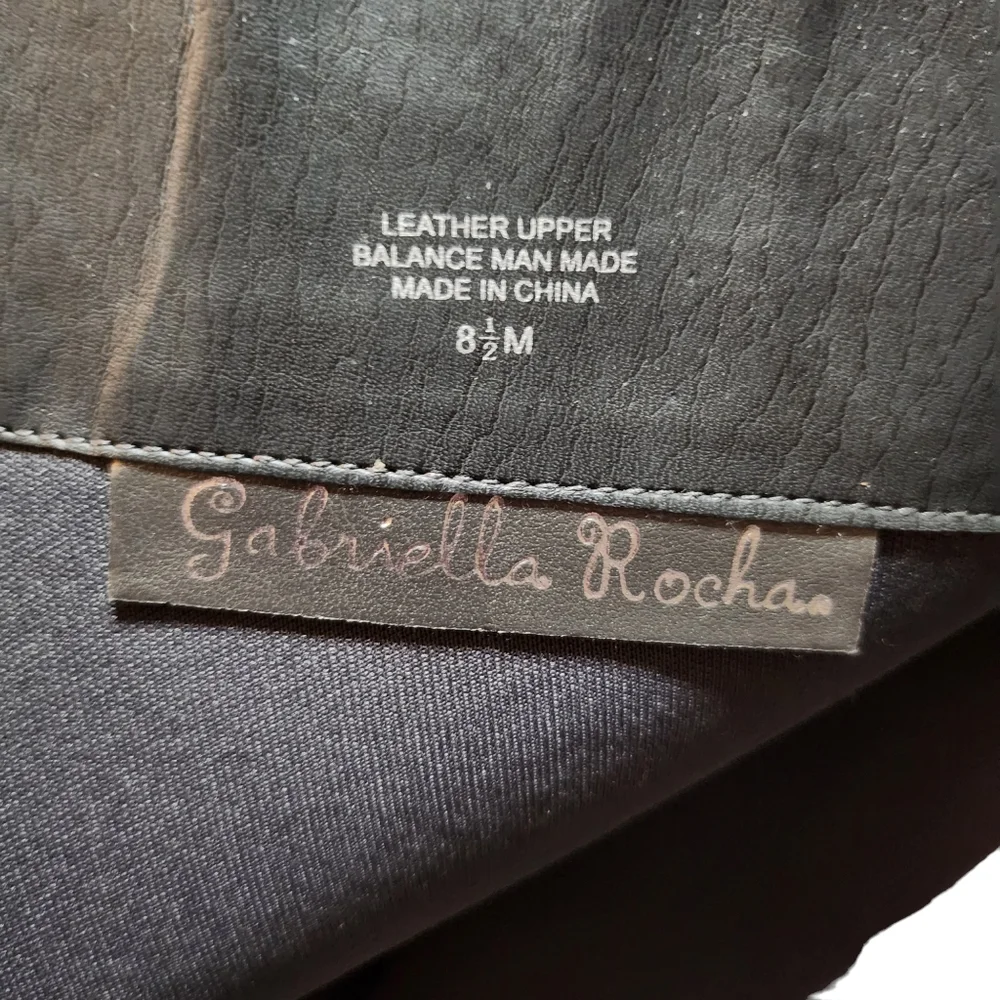 Gabriella Rocha Women's Gray Zip Up Knee High Leather Boots Size 8.5